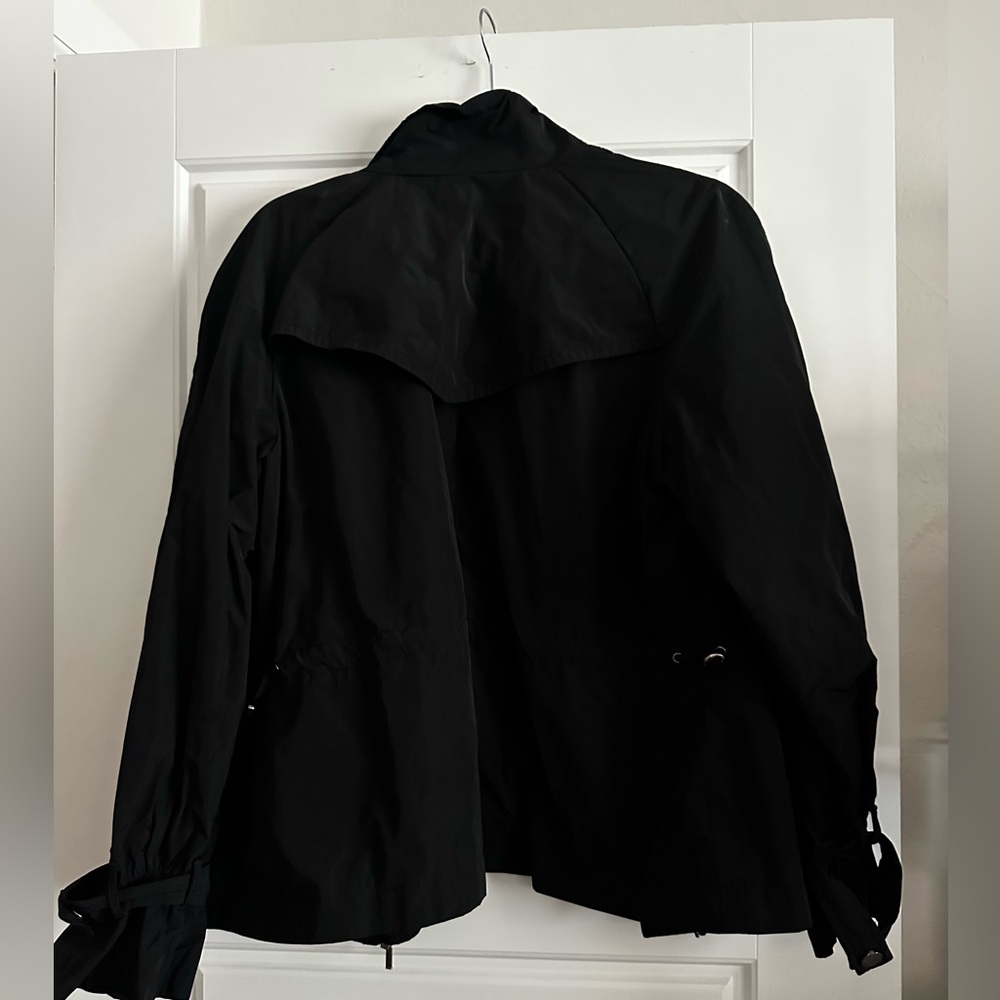 Willi Smith Black Jacket With Silver Accents Size… - image 5